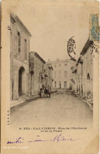 Rue de l'Herboux et de la Poste cpc092 XnC-2048